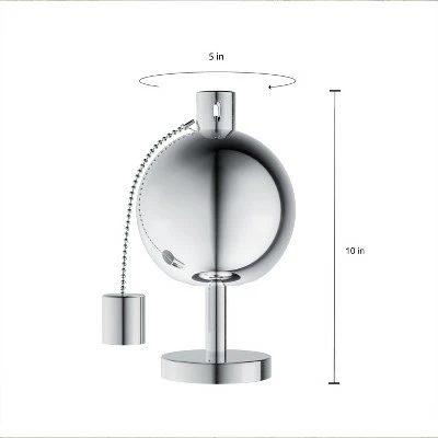 Best Sale ๐ Nature Spring 10" Tabletop Torch Lamp With Stainless Steel Citronella Canister and Fiberglass Wick ๐ 3 Best Sale ๐ Nature Spring 10" Tabletop Torch Lamp With Stainless Steel Citronella Canister and Fiberglass Wick ๐