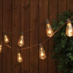 Buy 🥰 Sterling 10ct Patio String Lights - Brown Wire 🧨
