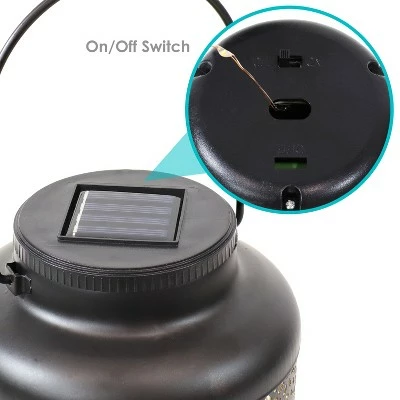 Top 10 โ Sunnydaze Decor Sunnydaze Outdoor Almagra Decorative Jar Solar LED Lantern with Warm White String Lights - 10" - Bronze ๐ 8 Top 10 โ Sunnydaze Decor Sunnydaze Outdoor Almagra Decorative Jar Solar LED Lantern with Warm White String Lights - 10" - Bronze ๐ - Image 6