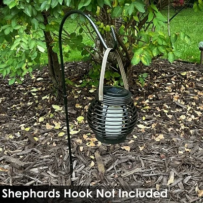 Promo โจ Sunnydaze Decor Sunnydaze Outdoor Patio Garden Lerena LED Hanging Tabletop Solar Powered Lantern with Candle - 6" - Black ๐ฏ 7 Promo โจ Sunnydaze Decor Sunnydaze Outdoor Patio Garden Lerena LED Hanging Tabletop Solar Powered Lantern with Candle - 6" - Black ๐ฏ - Image 5