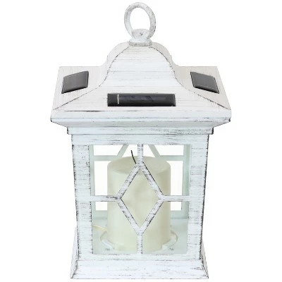 Cheapest π Sunnydaze Decor Sunnydaze Outdoor Lucien Hanging Tabletop Solar LED Rustic Farmhouse Decorative Candle Lantern - 9" - White - 2pk π― 10 Cheapest π Sunnydaze Decor Sunnydaze Outdoor Lucien Hanging Tabletop Solar LED Rustic Farmhouse Decorative Candle Lantern - 9" - White - 2pk π― - Image 8
