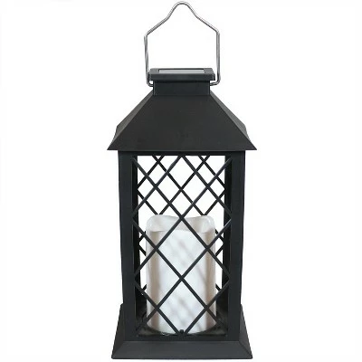 Top 10 ⌛ Sunnydaze Decor Sunnydaze Outdoor Concord Hanging Tabletop Solar LED Rustic Farmhouse Decorative Candle Lantern - 11" - Black ⭐ 7 Top 10 ⌛ Sunnydaze Decor Sunnydaze Outdoor Concord Hanging Tabletop Solar LED Rustic Farmhouse Decorative Candle Lantern - 11" - Black ⭐ - Image 5